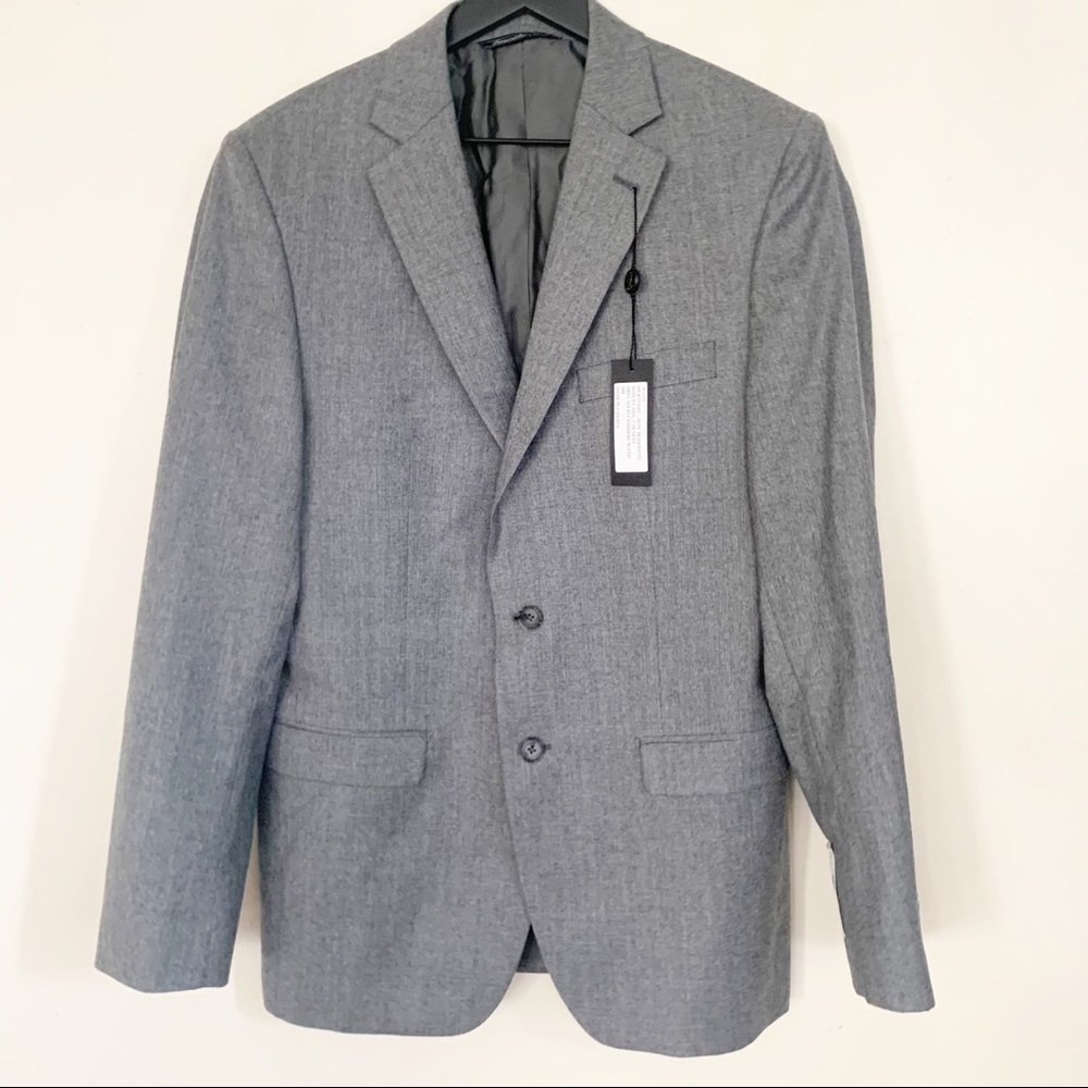 Spurr Men’s Wool Blend Notch Valdez Sport Coat Blazer 40R Modern Fit New